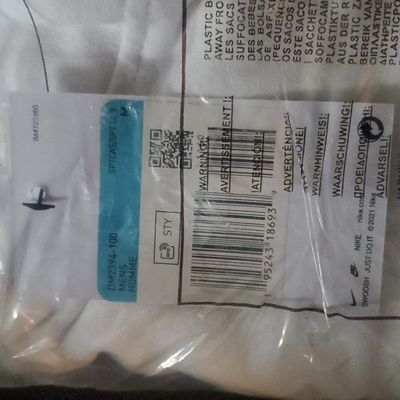 New w/Tags Nike High Color Swoop Hoodie Sweater Multiple Sizes White - Picture 3 of 3